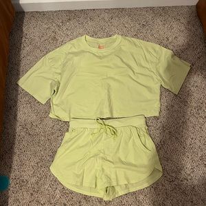 Crop top and shorts set